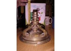 An Arts & Crafts brass ceiling light for a low ceiling - Thumbnail 1