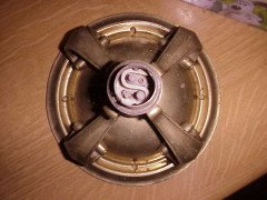 An Arts & Crafts brass ceiling light for a low ceiling - Thumbnail 3