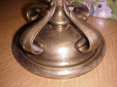An Arts & Crafts brass ceiling light for a low ceiling - Thumbnail 4