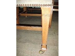 Wylie & Lochhead. A Well-Crafted Set of Four Glasgow School Oak Dining Chairs - Thumbnail 2