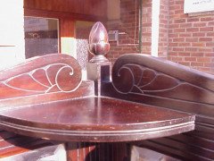 An ebonised Aesthetic corner cabinet - Thumbnail 5