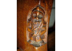 Thomas Gnomeman Whittaker. A Well-Crafted Oak stool - Thumbnail 2