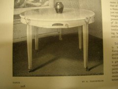 Henry Vandevelde, Style of. A well designed octagonal continental Library table - Thumbnail 21
