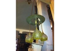 An Arts & Crafts Orb Ceiling Light with a Sphere Shaped Central Body - Thumbnail 10