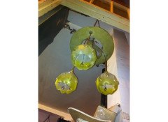 An Arts & Crafts Orb Ceiling Light with a Sphere Shaped Central Body - Thumbnail 3
