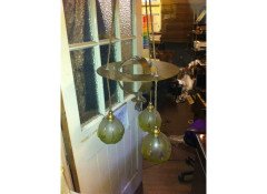 An Arts & Crafts Orb Ceiling Light with a Sphere Shaped Central Body - Thumbnail 9