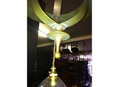 An Arts & Crafts Orb Ceiling Light with a Sphere Shaped Central Body - Thumbnail 8
