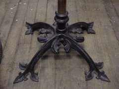 WAS Benson. A rare Arts and Crafts copper brass and cast iron standard oil lamp - Thumbnail 5