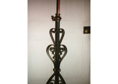 Birmingham Guild of Handicraft. A Brass & Iron Standard Lamp - Thumbnail 2