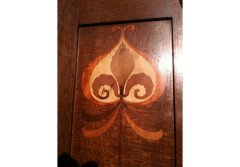 Bath Cabinet Makers. Arts & Crafts Oak hall cupboard in the Glasgow Style - Thumbnail 12