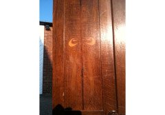 Bath Cabinet Makers. Arts & Crafts Oak hall cupboard in the Glasgow Style - Thumbnail 13
