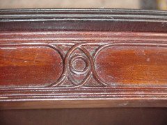 Louis Majorelle. Art Nouveau 'D' end sidetable - Thumbnail 5
