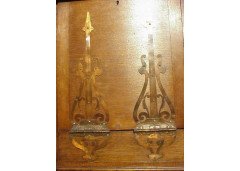 Liberty & Co., a Rare Arts and Crafts Oak Bureau with Moorish Details - Thumbnail 5