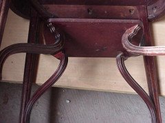 Louis Majorelle. Art Nouveau 'D' end sidetable - Thumbnail 6