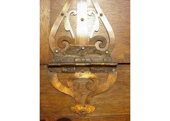 Liberty & Co., a Rare Arts and Crafts Oak Bureau with Moorish Details - Thumbnail 6