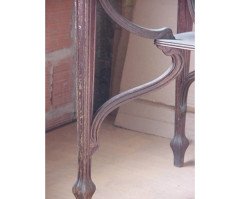 Louis Majorelle. Art Nouveau 'D' end sidetable - Thumbnail 7