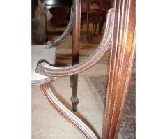 Louis Majorelle. Art Nouveau 'D' end sidetable - Thumbnail 8