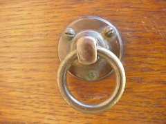 Liberty & Co., a Rare Arts & Crafts Oak Bureau with Moorish Details - Thumbnail 8