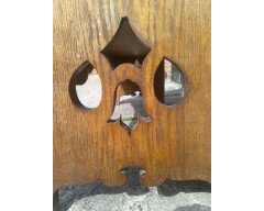 Leonard Wyburd for Liberty & Co. A rare Liberty & Co. Arts & Crafts Oak settle - Thumbnail 8
