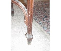 Louis Majorelle. Art Nouveau 'D' end sidetable - Thumbnail 10