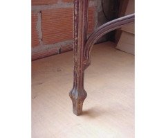 Louis Majorelle. Art Nouveau 'D' end sidetable - Thumbnail 11