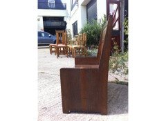 Liberty & Co. An Arts & Crafts Oak settle - Thumbnail 5