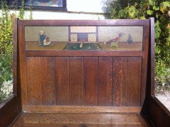 Liberty & Co. An Arts & Crafts Oak settle - Thumbnail 7