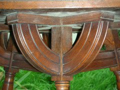John Henry Chamberlain Attributed, for Pluknett and Steevens. A Gothic Revival side table - Thumbnail 6