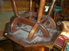 John Henry Chamberlain Attributed, for Pluknett and Steevens. A Gothic Revival side table - Thumbnail 10