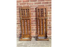 Wylie & Lochhead. Two similar Glasgow school stickstands - Thumbnail 1