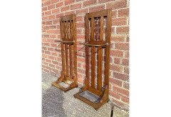 Wylie & Lochhead. Two similar Glasgow school stickstands - Thumbnail 2