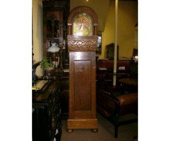M. H. Baillie Scott. A stunning Arts & Crafts Grandfather Clock - Thumbnail 1