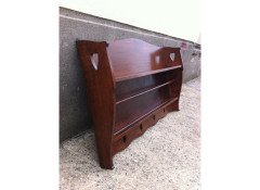 Liberty & Co. Oak plate and cup rack In the style of C. F. A Voysey - Thumbnail 3