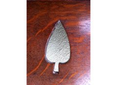 Liberty & Co. Oak plate and cup rack In the style of C. F. A Voysey - Thumbnail 10