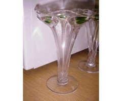 A pair of Arts & Crafts glass vase - Thumbnail 3