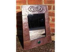 Liberty & Co. A Glasgow Style Arts & Crafts copper mirror - Thumbnail 2