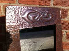 Liberty & Co. A Glasgow Style Arts & Crafts copper mirror - Thumbnail 3