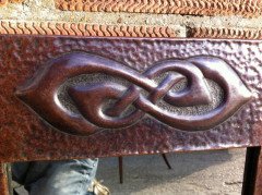 Liberty & Co. A Glasgow Style Arts & Crafts copper mirror - Thumbnail 4