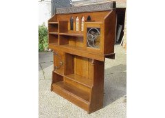 Leonard Wyburd for Liberty & Co. Rare Liberty & Co. Arts & Crafts Oak sideboard - Thumbnail 2