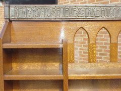 Leonard Wyburd for Liberty & Co. Rare Liberty & Co. Arts & Crafts Oak sideboard - Thumbnail 3