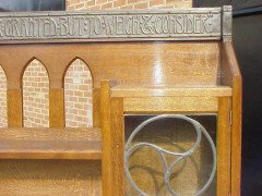 Leonard Wyburd for Liberty & Co. Rare Liberty & Co. Arts & Crafts Oak sideboard - Thumbnail 4