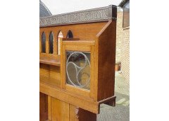 Leonard Wyburd for Liberty & Co. Rare Liberty & Co. Arts & Crafts Oak sideboard - Thumbnail 6