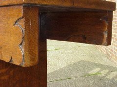 Leonard Wyburd for Liberty & Co. Rare Liberty & Co. Arts & Crafts Oak sideboard - Thumbnail 7