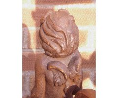 A Celtic Arts & Crafts carved Oak settle with carved dragons to the tops - Thumbnail 27