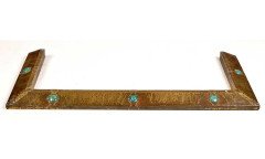 A good Arts & Crafts copper fender - Thumbnail 1