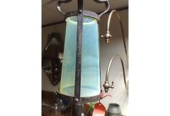 Birmingham Guild of Handicraft. A little Arts & Crafts conical iron lantern - Thumbnail 2