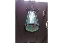Birmingham Guild of Handicraft. A little Arts & Crafts conical iron lantern - Thumbnail 3