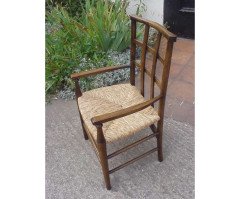 Liberty & Co. A little rush seated lattice back childs Armchair - Thumbnail 2