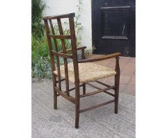 Liberty & Co. A little rush seated lattice back childs Armchair - Thumbnail 4
