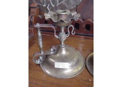 A Fantastic Quality Pair of Arts & Crafts Hand Made Heavy Gage Brass Chambersticks - Thumbnail 2